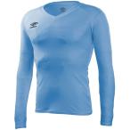 メール便OK UMBRO(アンブロ) UAS9701L L/Sパワーインナー Vネックシャツ サッカー インナーシャツ ウェア フットサル