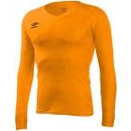 メール便OK UMBRO(アンブロ) UAS9701L L/Sパワーインナー Vネックシャツ サッカー インナーシャツ ウェア フットサル