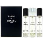 【最大1,000円offクーポン】香水 シャネル CHANEL ブルー ドゥ シャネル プールオム EDT SP 20ml ×3本セット リフィル 送料無料 【メンズ】 フレグランス