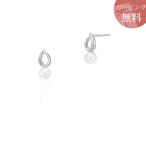 【送料無料】【ラッピング無料】ヨンドシー ピアス ダイヤモンド パール しずくモチーフ K10ホワイトゴールド 4℃