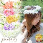 花かんむり 花冠 結婚式 造花 ウェディング ヘッドドレス 安い 髪飾り フラワー ギフト プレゼント
