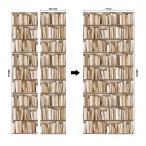 ウォールステッカー 本棚 bookshelf ドア 3D 壁紙 シール 貼ってはがせる 室内用 ドア装飾シート 防水シール 部屋 ドアシート ドア壁紙 DIY おしゃれ 飾り