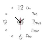  стенка стикер стена часы настенные часы ручная работа DIY интерьер салон wall часы часы . стена поверхность . свободно установка возможен простой часть магазин оборудование орнамент простой модный часы 