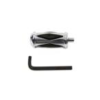 [ сменный товар ] 21-0260 фильтр foot колок хром бриллиант Shape заказ V twin Shifter Footpeg Chrome Diamond Shape (