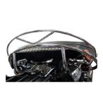 31-0507 Replica chrome handrail is for buddy seats and police solos. Handrail is a direct mount on buddy seats. It is a custom application f