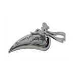 【互換品】 34-0885 ティアドロップ ミラー セット クローム 取寄せ Vツイン Teardrop Mirror Set Chrome (検索用／