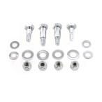 37-0476 ショックボルトセット クローム 取寄せ Vツイン Shock Bolt Set Chrome (検索用／