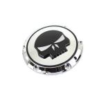 [ сменный товар ] 42-0265 хром 6 отверстие Skull Dubey покрытие заказ V twin Chrome 6 Hole Skull Derby Cover ( для поиска |