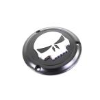 [ сменный товар ] 42-0268 черный 3 отверстие Skull Dubey покрытие заказ V twin Black 3 Hole Skull Derby Cover ( для поиска |