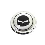 [ сменный товар ] 42-0269 хром 5 отверстие Skull Dubey покрытие заказ V twin Chrome 5 Hole Skull Derby Cover ( для поиска |