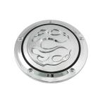 [ сменный товар ] 42-0466 хром 5 отверстие рама Dubey покрытие заказ V twin Chrome 5-Hole Flame Derby Cover ( для поиска 