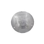 [ сменный товар ] 42-0579 металлический 10 знак type Dubey покрытие хром заказ V twin Iron Cross Type Derby Cover Chrome ( для поиска |