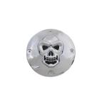 [ сменный товар ] 42-0678 Skull сцепление инспекция покрытие хром заказ V twin Skull Clutch Inspection Cover Chrome ( для поиска |