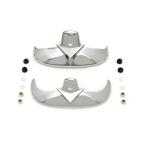 50-1214 クロームフェンダーチップセット 取寄せ Vツイン Chrome Fender Tip Set (検索用/
