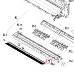 ダイキン DAIKIN エアコン フラップ（吹出グリル水平羽根） ホワイト 2558596