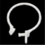 TOTO автобус салон занавески удилище кольцо EK9071*