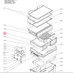  Mitsubishi MITSUBISHI рефрижератор льдогенератор . звукоизоляция коврик M20ZB3483*