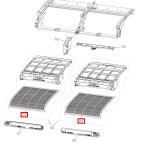 [ наличие есть 0] Mitsubishi MITSUBISHI кондиционер антибактериальный *. масло фтор фильтр (1 листов ) M21EBN100