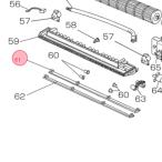  Mitsubishi MITSUBISHI кондиционер заслонка ( сверху ) R01T02002
