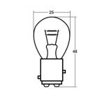  Stanley (STANLEY) A4884 24V21/5W автомобиль лампа 