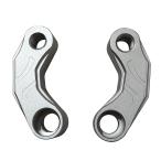 EnergyPrice(エナジープライス) バイクミラー オフセットホルダー シルバー  バイク