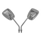 MIRAX мотоцикл зеркало левый и правый в комплекте 10mm правильный винт металлизированный Honda Suzuki мопед скутер большой мотоцикл MIRAX21