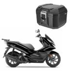 SHAD(シャッド) バイク 【セット品】TR41 TERRA トップケース ブラック+フィッティングキット PCX 125/150/160(10-26) 収納・BOX