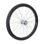 オオシマ 26×2 1/2 ノーパンクタイヤ付リムセット 組付 ブラック  整備用品 一輪車・リヤカー用タイヤ・チューブ