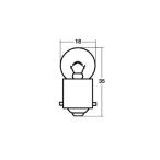  Stanley (STANLEY) A4125Y 12V10W желтый мотоцикл указатель поворота * tail лампочка 