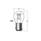 M&amp;H B3404H 12V18/5W HD BAY15D B-3404H мотоцикл указатель поворота * tail лампочка 