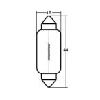 スタンレー(STANLEY) A3386M 24V20W 自動車 電球