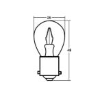 スタンレー(STANLEY) A4588A 24V25W 自動車 電球