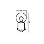スタンレー(STANLEY) NO40 BP586 24V6W 自動車 電球