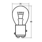 スタンレー(STANLEY) NO9 BP4887M 24V25/10W 自動車 電球