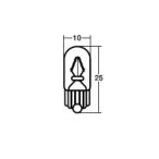 スタンレー(STANLEY) WB135 24V3W 自動車 電球