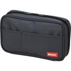 リヒトラブ ペンケース[ブックタイプ] 黒 A7551-24 文房具・コピー用紙