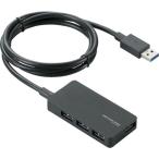 ELECOM(エレコム) 事務用品 USBHUB3.0/ACアダプタ付/セルフパワー/4ポート/ブラック U3H-A408SBK