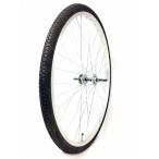 26インチ 自転車 26×1 45724 14T 37-590 後輪リム完組 ローラー用アルミリム 1本 タイヤ チューブ 付 シティサイクル ママチャリ