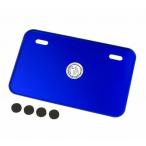 POSH Faith(poshu лицо ) номерной знак угол маленький размер 50-125cc для новый стандарт согласовано товар ( ушко нет ) S голубой 500290-01-10 мотоцикл экстерьер без крыла ki