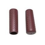 エナジープライス グリップセット ショート ダークブラウン 78mm Φ22.2 自転車