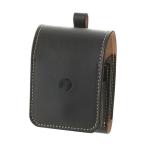 キャプテンスタッグ 牛本革 アイコスケース 幅広タイプ 黒艶消皮 UM-1521 アウトドア用品 アウトドア雑貨