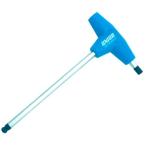 UNIOR(ユニオール) 整備用品 六角棒レンチ 608281 ボールエンドTハンドルヘックスレンチ 8mm ブルー ブルー