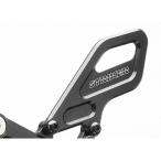 STRIKER(ストライカー) ヒールガード L Type1 STRIKERロゴ入り ブラック SS-R9703001L バイク その他フレーム回り
