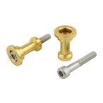 POSH Faith(poshu лицо ) aluminium touring груз .. крюк M8 для длинный золотистый, цвет шампанского 004138-12 мотоцикл 