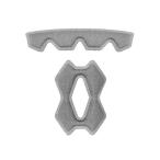 OGK KABUTO(オージーケーカブト) インナーパッドセット 16 ブラック  自転車 ヘルメットアクセサリー