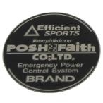 POSH Faith(ポッシュフェイス) Efficient sports 丸バッチ ブラック 000205-10 バイク マスターシリンダー