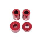 ショッピングエヴァ EVATEK(エヴァテック) アルミホイールカラーセット リア/フロント レッド ハンターカブCT125/クロスカブ/スーパーカブC125 EVT-5118-RD バイク