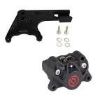 ショッピングエヴァ EVATEK(エヴァテック) EZパッケージ リア220mmディスク キャストホイール専用リアサポート ブレンボ(新カニ)φ34mm ブラック レッドロゴ ハンターカブCT125 EVT-