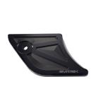 ショッピングエヴァ EVATEK(エヴァテック) スプロケットガード リア ブラック スーパーカブC125 EVT-5141-BK バイク チェーンガード・スプロケットカバー