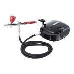 EARTH MAN(アースマン) 整備用品 エアツール工具 コンプレッサー 10.8V充電式 AC100V 兼用 ホビーエアーブラシ HCP-108LiA